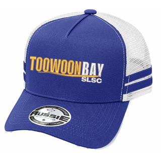 WORKWEAR, SAFETY & CORPORATE CLOTHING SPECIALISTS A-Frame Striped Trucker Cap