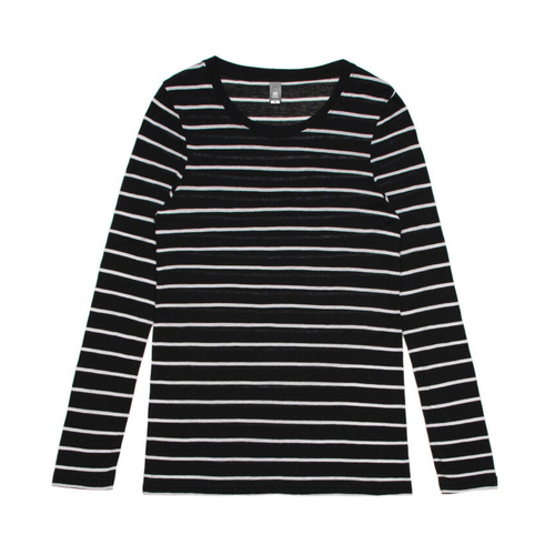 WORKWEAR, SAFETY & CORPORATE CLOTHING SPECIALISTS - FINE STRIPE L/S TEE