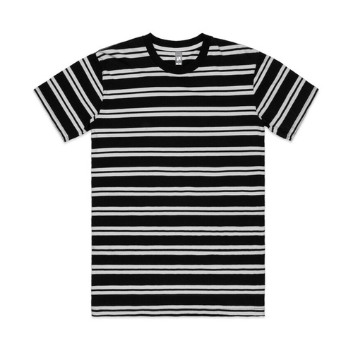 WORKWEAR, SAFETY & CORPORATE CLOTHING SPECIALISTS - MENS CLASSIC STRIPE TEE