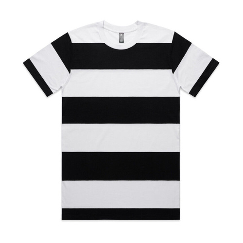 WORKWEAR, SAFETY & CORPORATE CLOTHING SPECIALISTS MENS WIDE STRIPE TEE