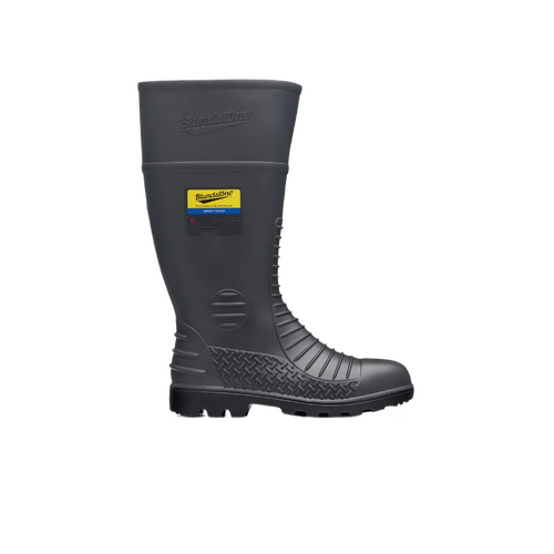 WORKWEAR, SAFETY & CORPORATE CLOTHING SPECIALISTS - Grey waterproof safety gumboot