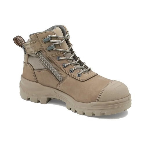 WORKWEAR, SAFETY & CORPORATE CLOTHING SPECIALISTS - 8553 - RotoFlex - Stone water-resistant nubuck 135mm safety boot