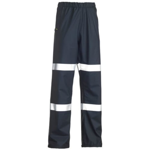 WORKWEAR, SAFETY & CORPORATE CLOTHING SPECIALISTS - TAPED STRETCH PU RAIN PANT (WATERPROOF)