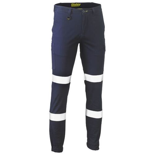 WORKWEAR, SAFETY & CORPORATE CLOTHING SPECIALISTS TAPED BIOMOTION STRETCH COTTON DRILL CARGO PANTS