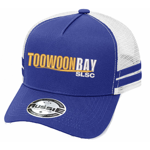 WORKWEAR, SAFETY & CORPORATE CLOTHING SPECIALISTS A-Frame Striped Trucker Cap