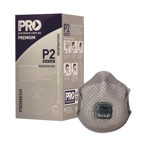 WORKWEAR, SAFETY & CORPORATE CLOTHING SPECIALISTS ProMesh P2 with Valve Respirator - Box of 12