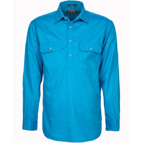 WORKWEAR, SAFETY & CORPORATE CLOTHING SPECIALISTS - Mens Pilbara Closed Front L/S Shirt