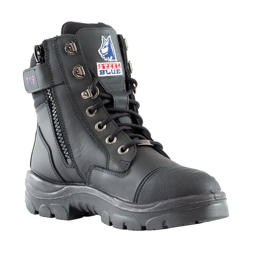 WORKWEAR, SAFETY & CORPORATE CLOTHING SPECIALISTS - SOUTHERN CROSS ZIP LADIES BOOT - TPU SCUFF