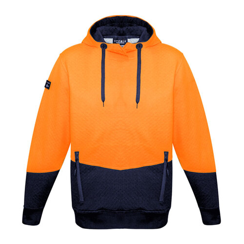 WORKWEAR, SAFETY & CORPORATE CLOTHING SPECIALISTS Unisex Hi Vis Textured Jacquard Hoodie