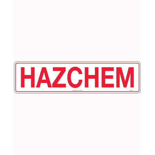 WORKWEAR, SAFETY & CORPORATE CLOTHING SPECIALISTS 600x150mm - Metal - Hazchem