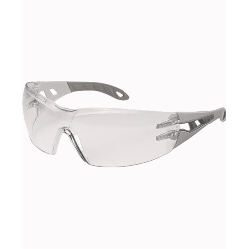 WORKWEAR, SAFETY & CORPORATE CLOTHING SPECIALISTS - uvex Pheos Grey/Grey Arms, Clear THS lens