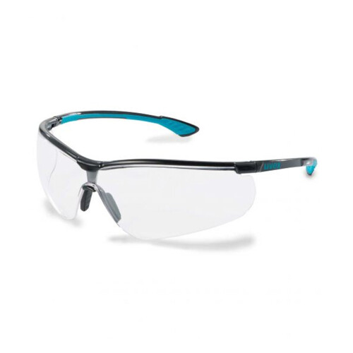 WORKWEAR, SAFETY & CORPORATE CLOTHING SPECIALISTS sportstyle black/blue, Clear HC3000 lens